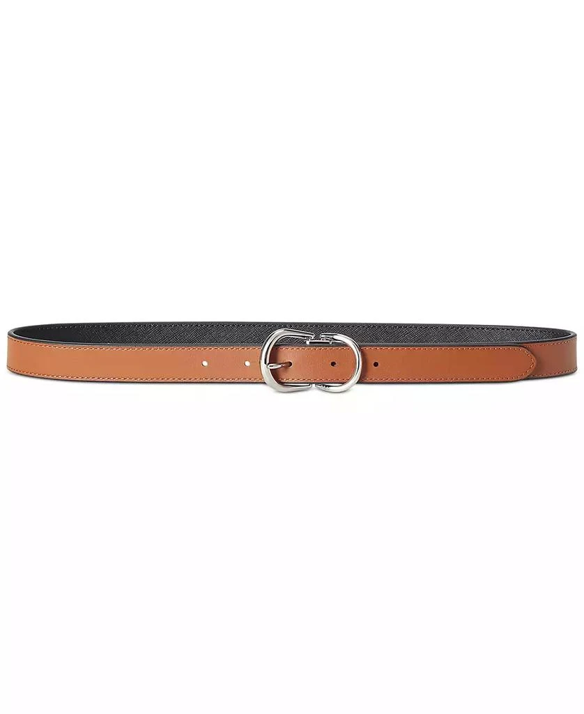 Lauren Ralph Lauren Reversible Crosshatch Leather Belt 3