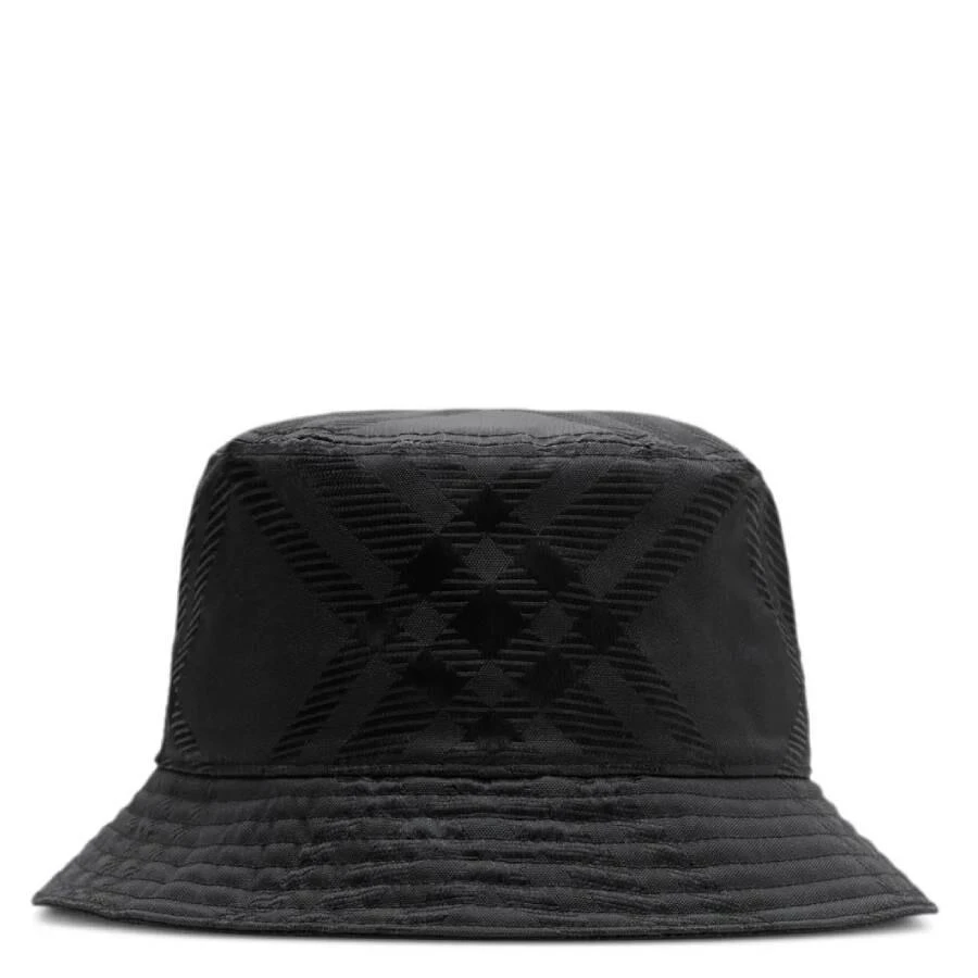 Burberry EKD Motif Vintage-Check Bucket Hat, Size Medium  display picture 3