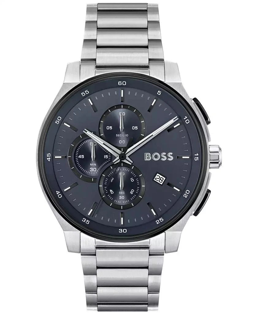 Hugo Boss Men's Peak 2.0 Quartz Chrono Stainless Steel Watch 45mm 1