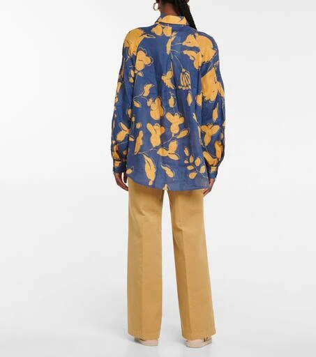 Lee Mathews Floral ramie shirt 3