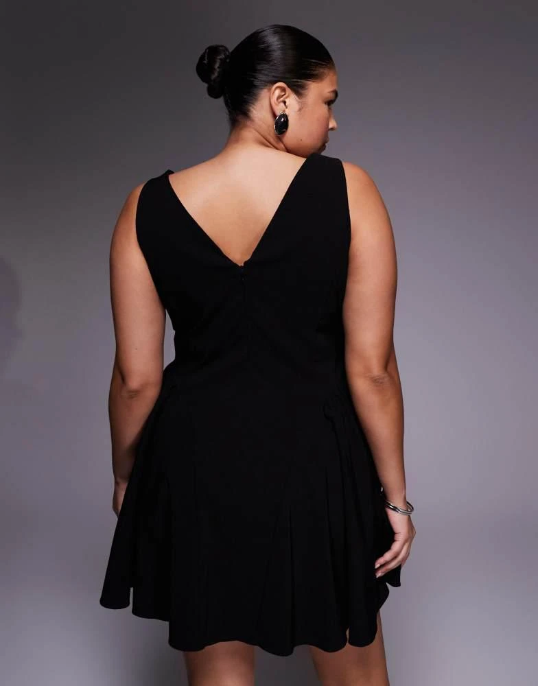 black mini dress curve Motley Mini Dress Curve | Black | Womens