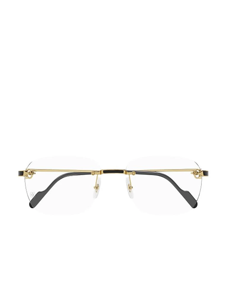 Cartier Cartier Rimless Square Glasses 1