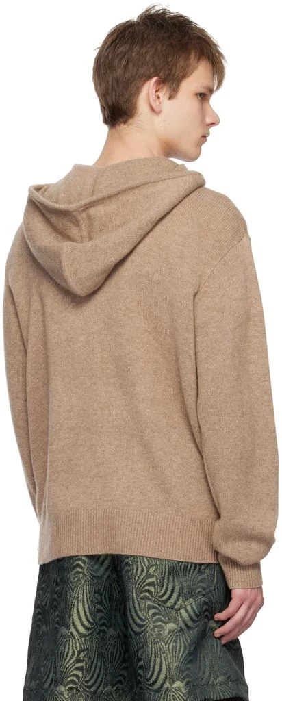 RTA Beige Oversized Hoodie 3