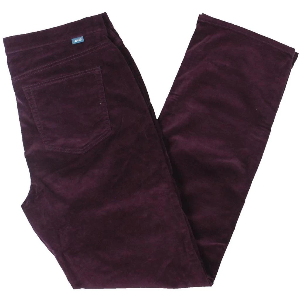 Jag Jeans Ruby Womens Corduroy Mid-Rise Straight Leg Pants 4