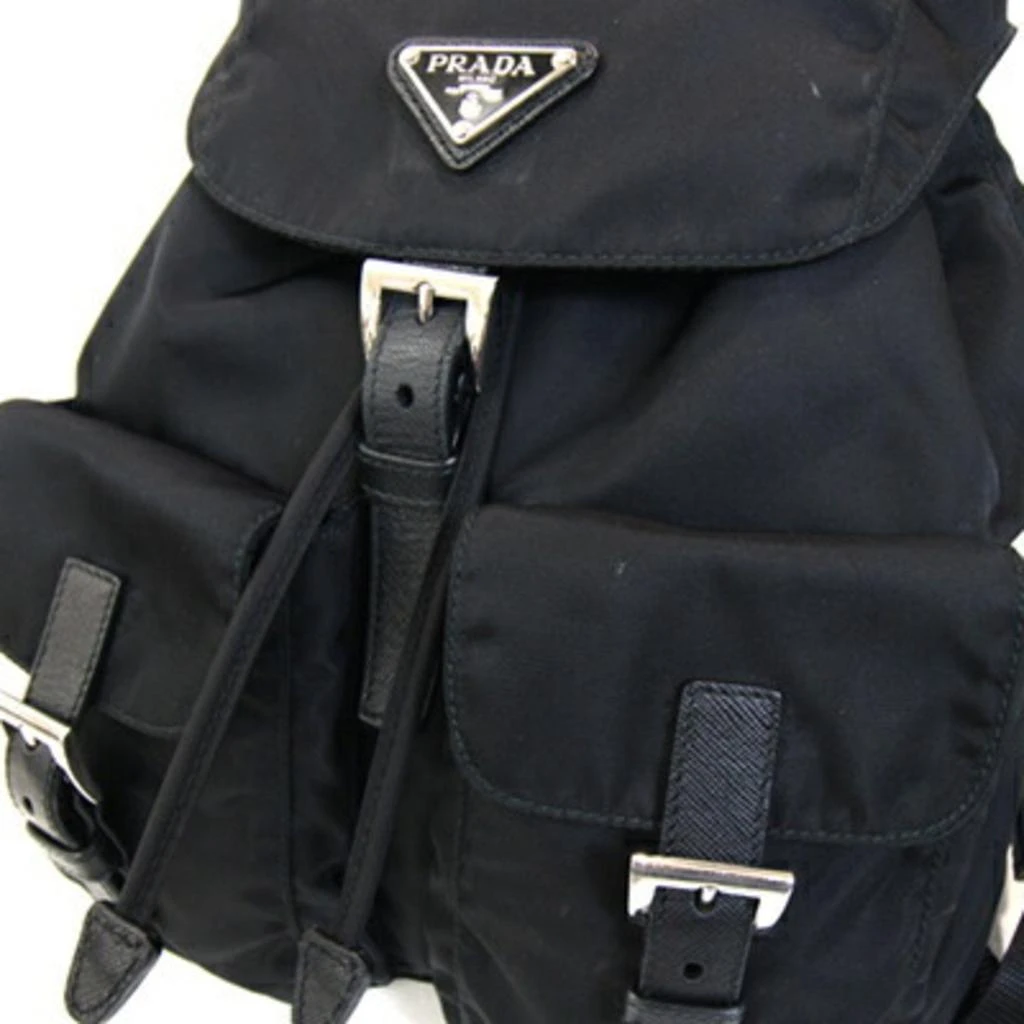 Prada Nylon Leather Backpack (Pre-Owned) 4