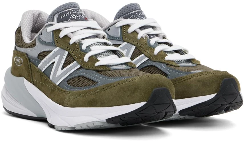 New Balance Green Made in USA 990v6 Sneakers 4