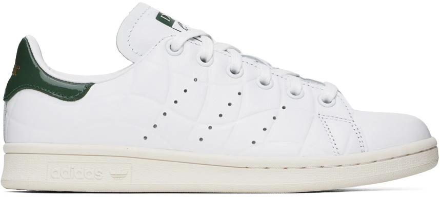Dime White & Khaki adidas Originals Edition Stan Smith Sneakers 1
