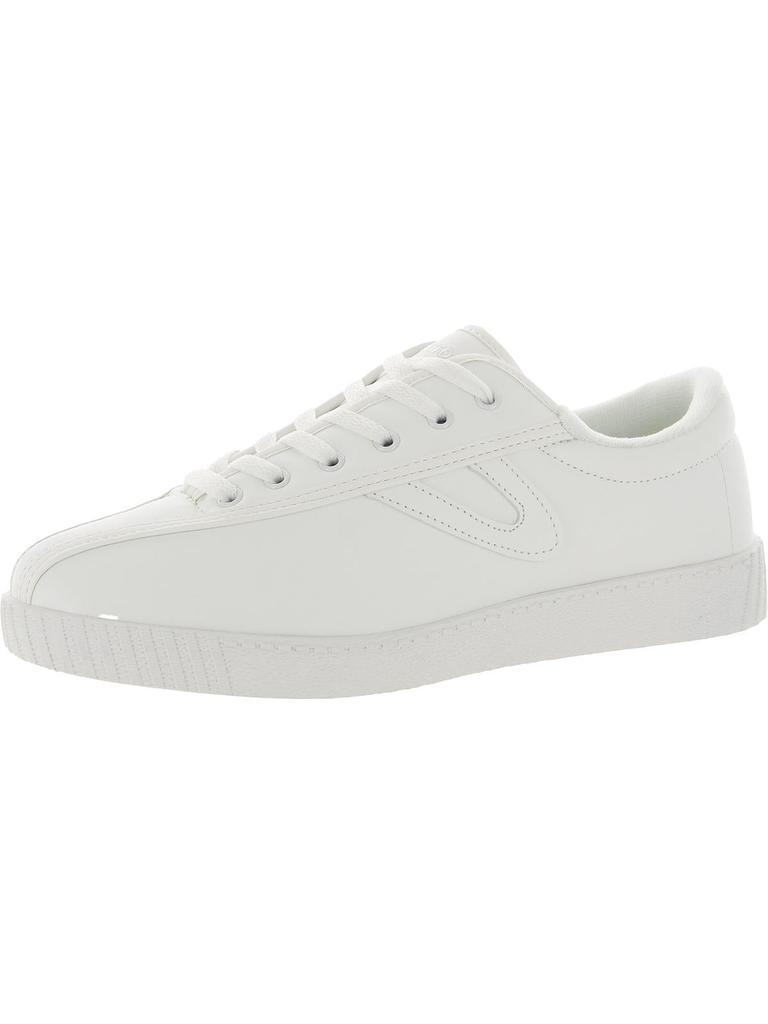 Tretorn Nylite Womens Faux Leather Lace-Up Casual and Fashion Sneakers