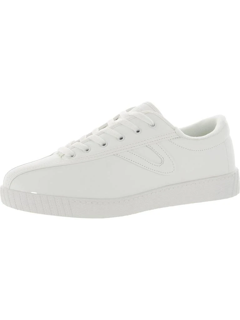 Tretorn Nylite Womens Faux Leather Lace-Up Casual and Fashion Sneakers 1