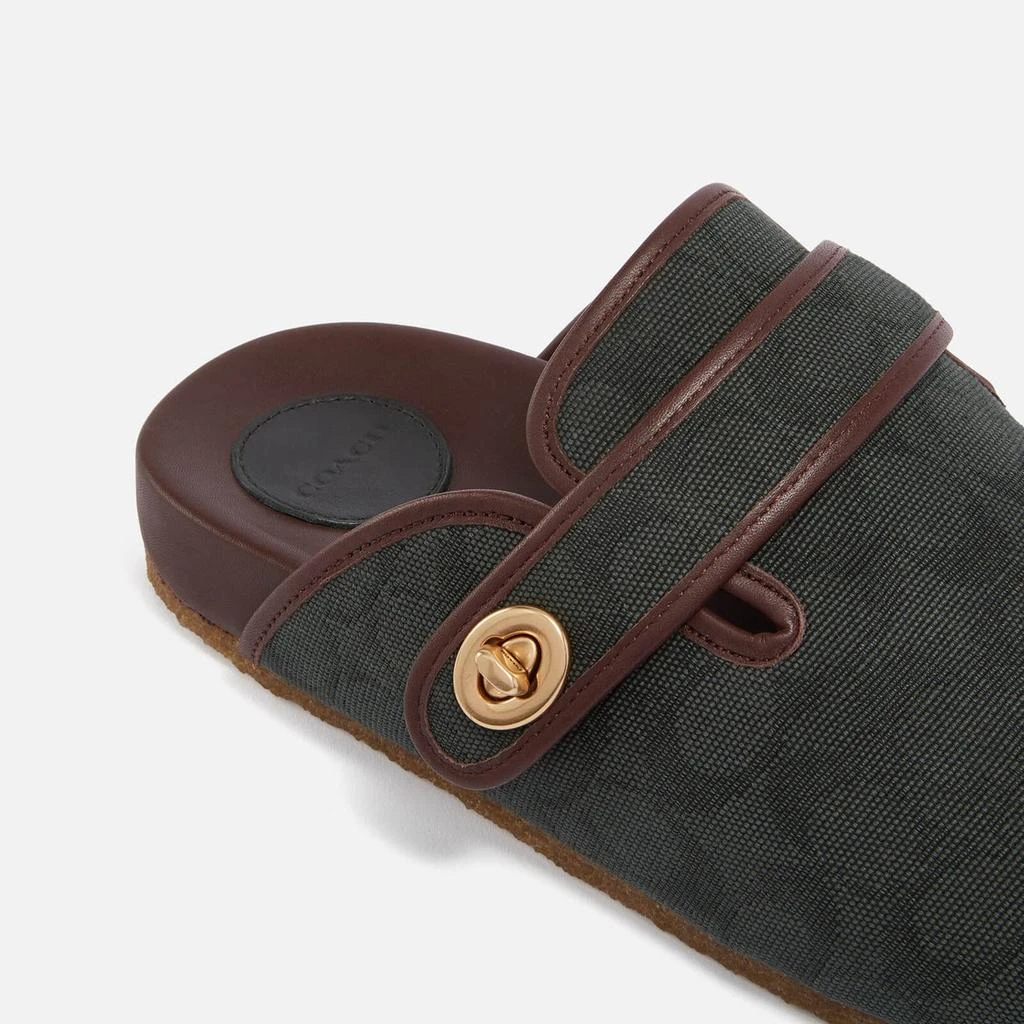 Coach Coach Men's Jacquard-Canvas Mules 3
