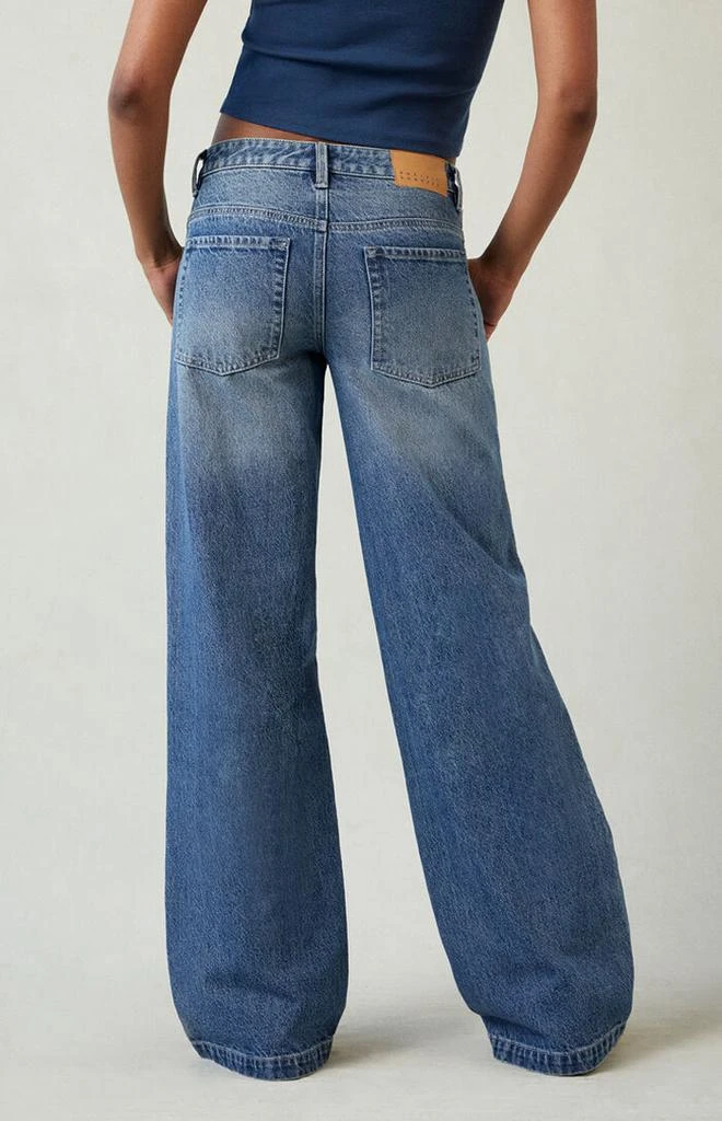 PacSun Casey Low Rise Baggy Jeans Indigo 4