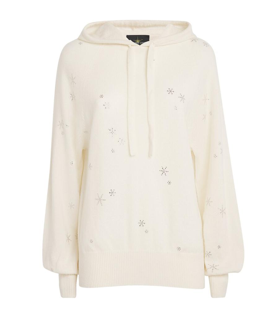 William Sharp Cashmere Crystal-Embellished Hoodie