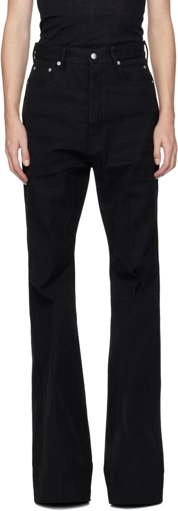 Rick Owens Black Concordians Bolan Jeans 1