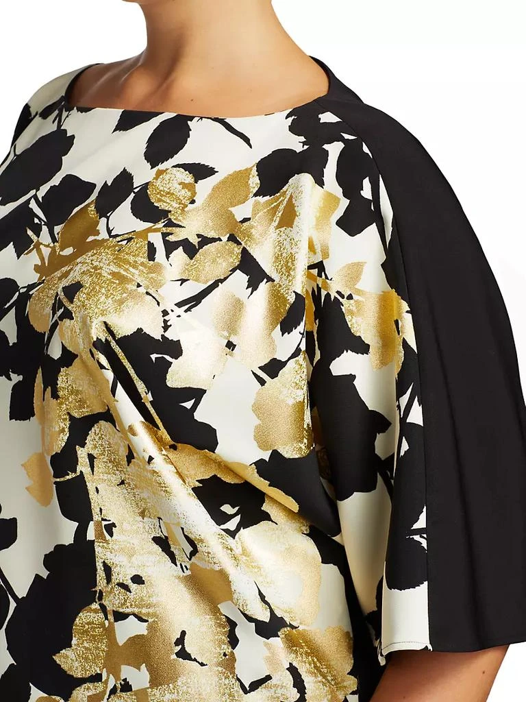 Marina Rinaldi Metallic Asymmetrical Top 6