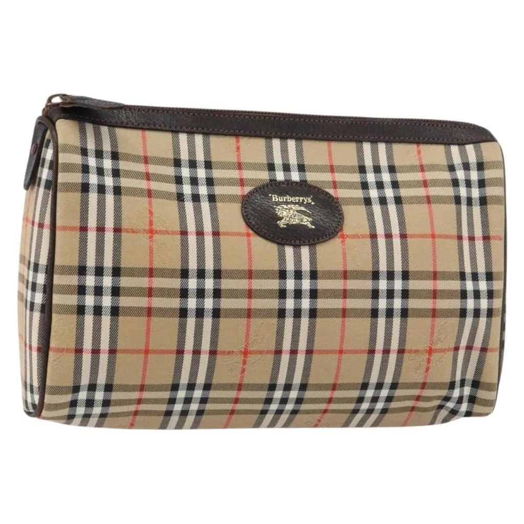 Burberry Nova Check Pochette Canvas Canvas Clutche
Pouche Bag (Pre-Owned)