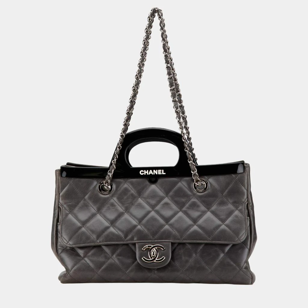 Chanel Chanel Small Glazed Calfskin CC Delivery Tote 1