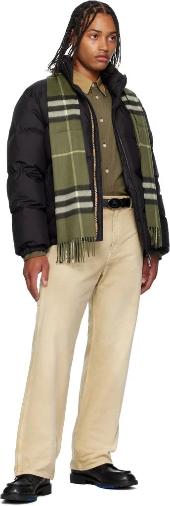 Burberry Black Leather Rogue Combat Boots 5