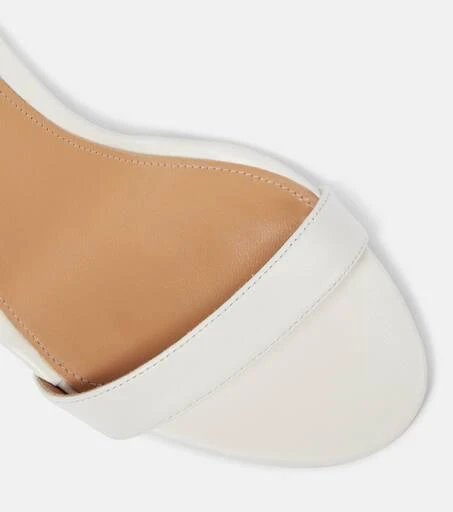 Aquazzura So Nude 85 leather slingback sandals 6