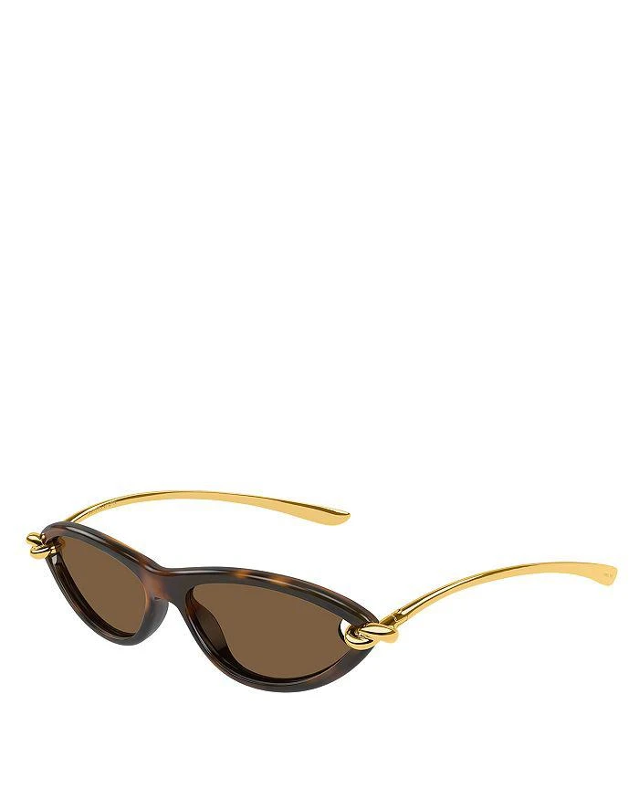 Bottega Veneta Knot Cat Eye Sunglasses, 56mm 1