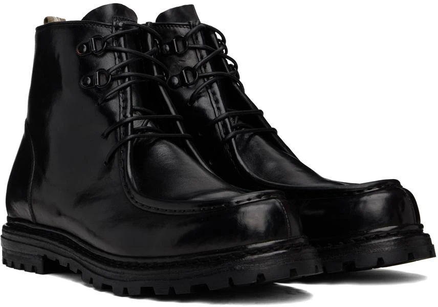 Officine Creative Black Volcov 010 Boots 4