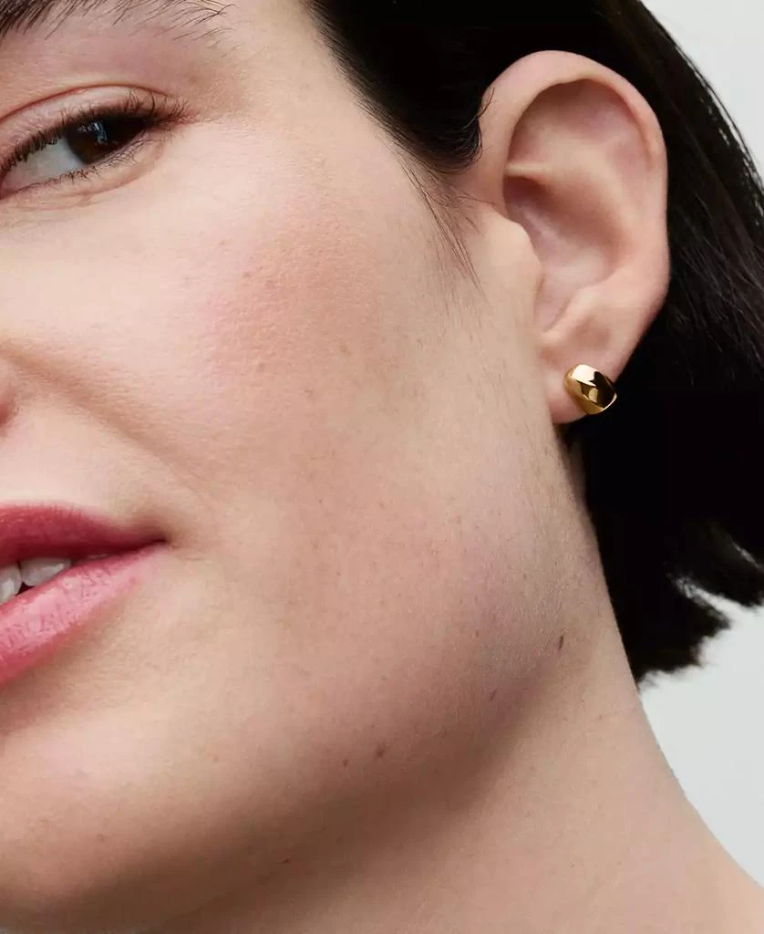 PANDORA 14K Gold-Plated   Shaped Stud Earrings 2