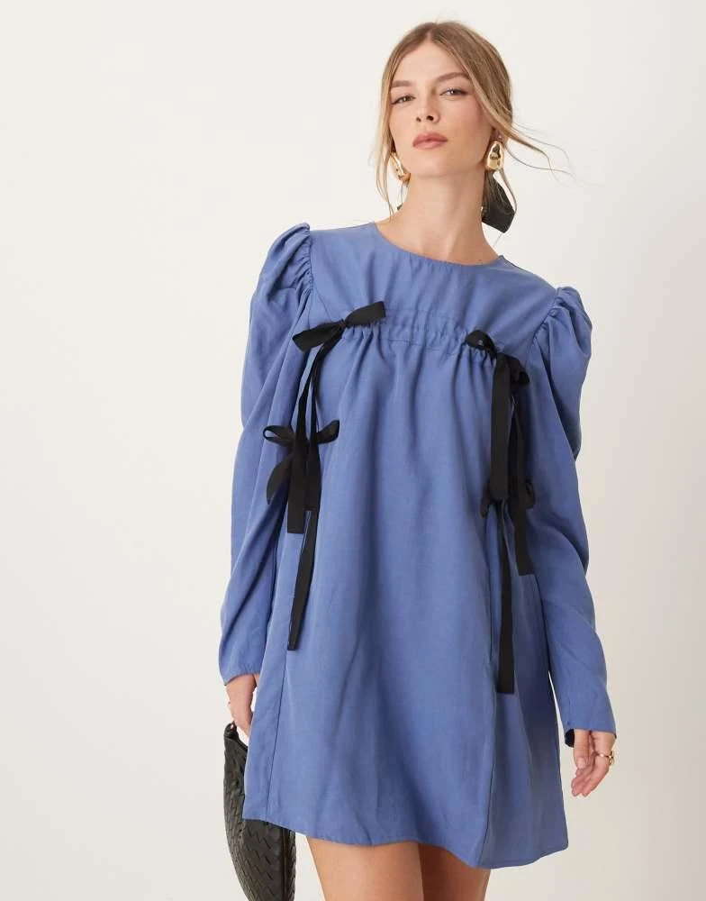 ghospell blue dress Ghospell Hannah Midi Dress  La Tete et Tout