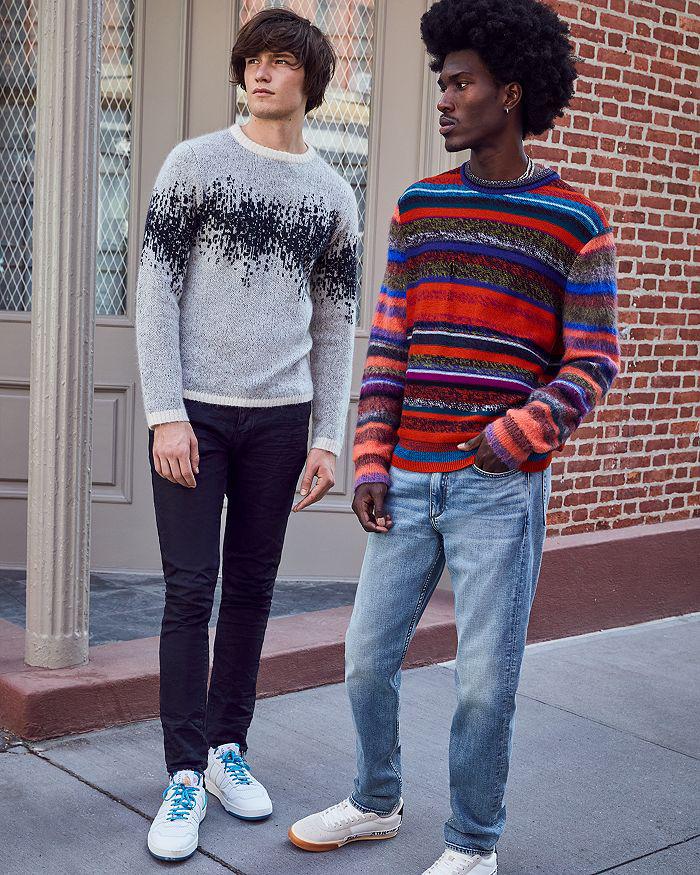 Purple Brand 3-D Resin Skinny Fit Jeans in Black Repair