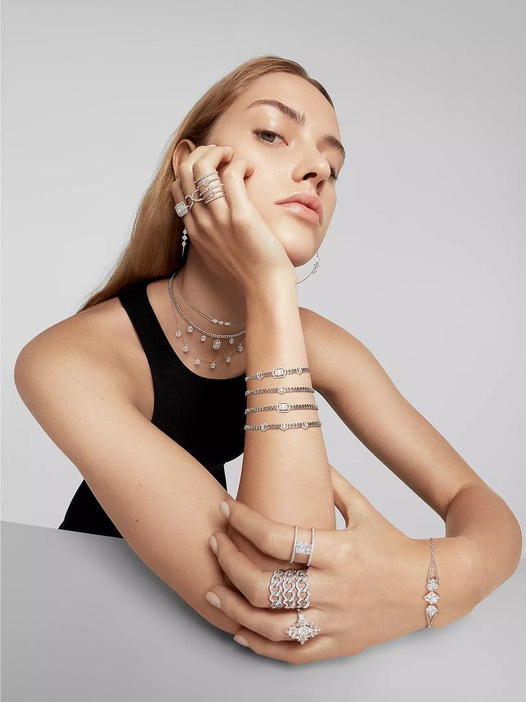 DJULA Sublissime N°2 18K White Gold & Diamond Bracelet