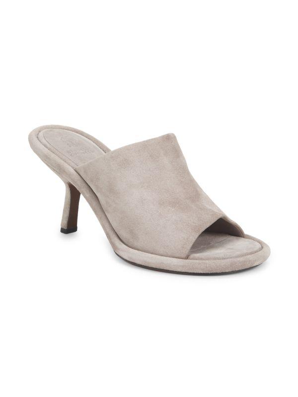 Brunello Cucinelli 85MM Suede Sandals