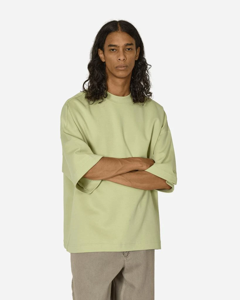 NIKE Tech Short-Sleeve Fleece T-Shirt Olive Aura 1