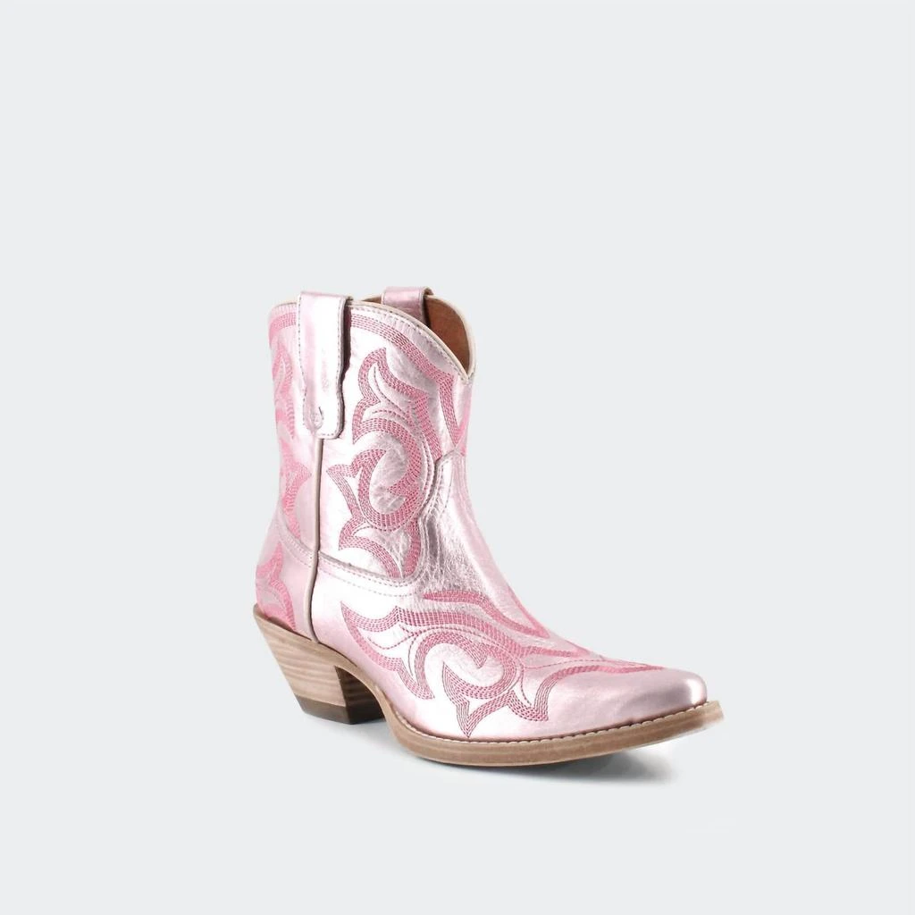 Buck & Brana Women's Regina Leather Cowgirl Boots In Ballet 2