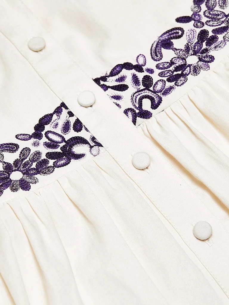 FIGUE Molly Embroidered Cotton Midi-Shirtdress 7
