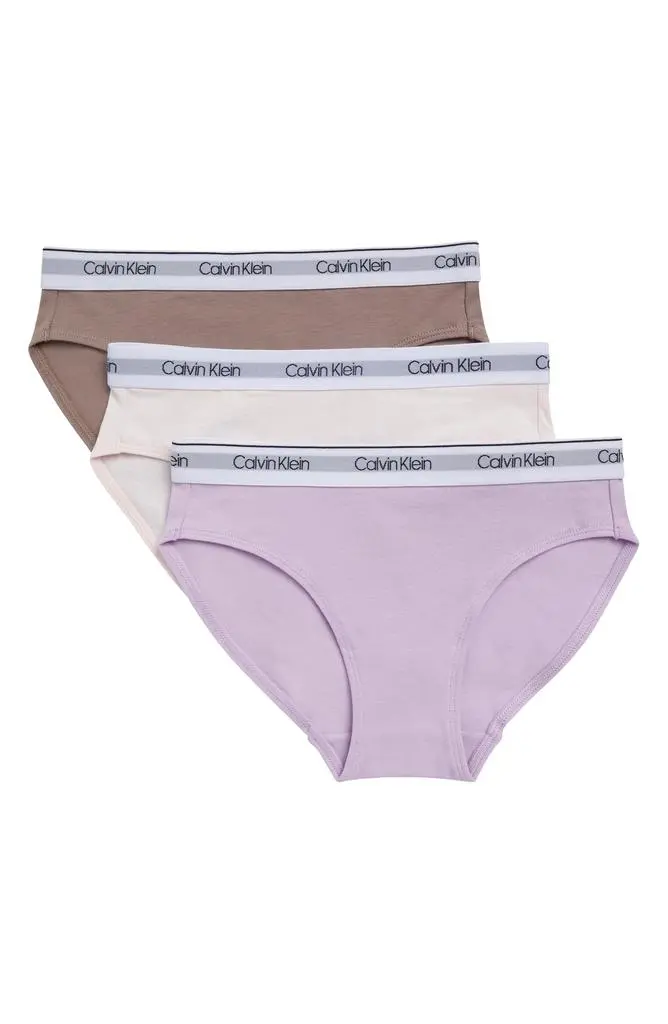 Calvin Klein Kids' Assorted 3-Pack Bikini Briefs