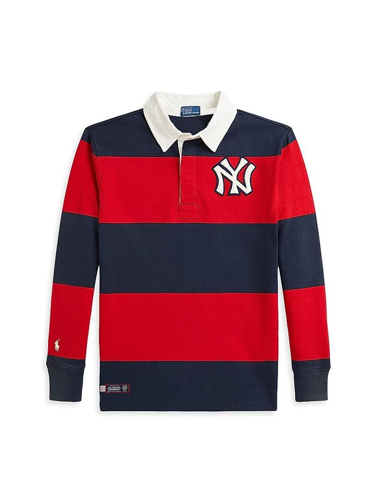Ralph Lauren Little Boy
s 
Boy
s MLB Striped Rugby Shirt 1