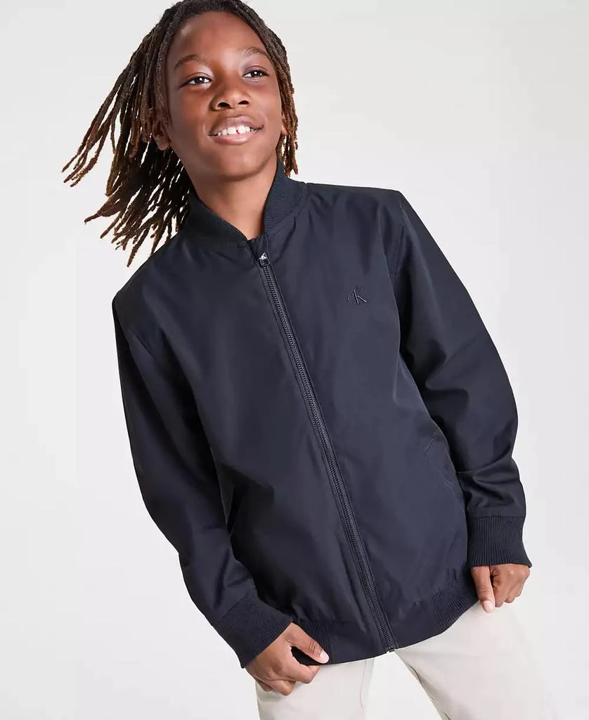 Calvin Klein Big Boys CKJ Cotton Light Bomber Jacket
