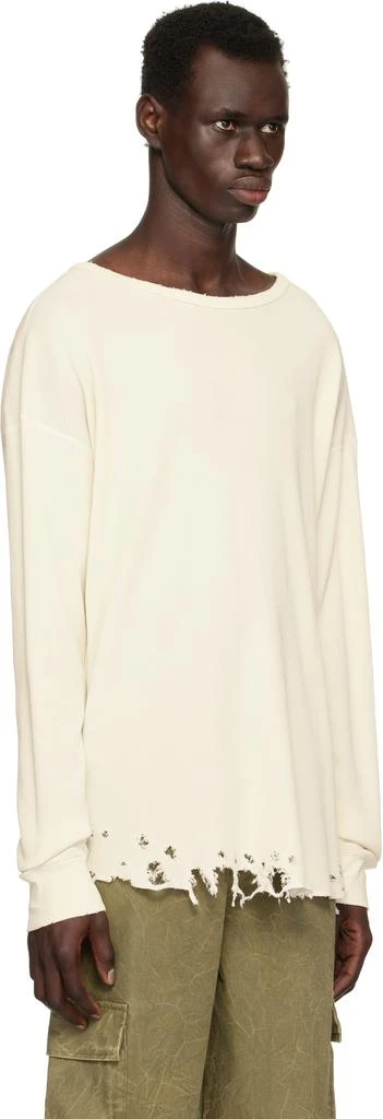 John Elliott Off-White Folsom Thermal T-shirt 2