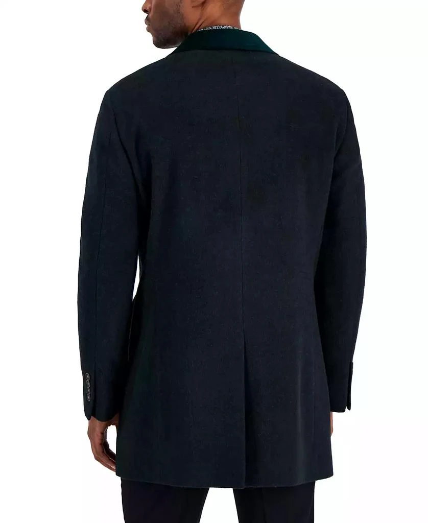 Tallia Men's Three-Button Wool Blend Overcoat 2