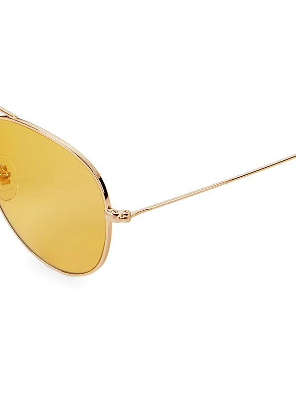 DIFF Eyewear Cruz 55MM Oval Aviator Sunglasses 3