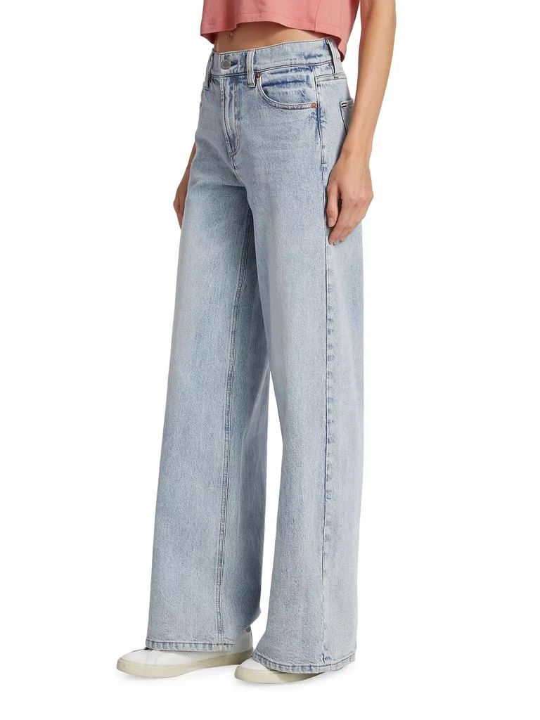 Alice + Olivia Trish Mid-Rise Stretch Baggy Jeans 4