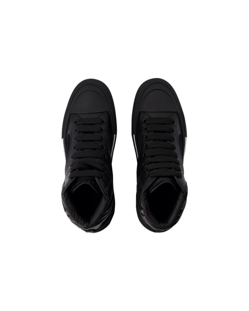 Alexander McQueen Deck Sneakers - Alexander McQueen - Leather - Black/White