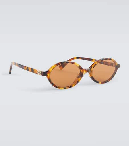 Miu Miu Miu Regard oval sunglasses 4