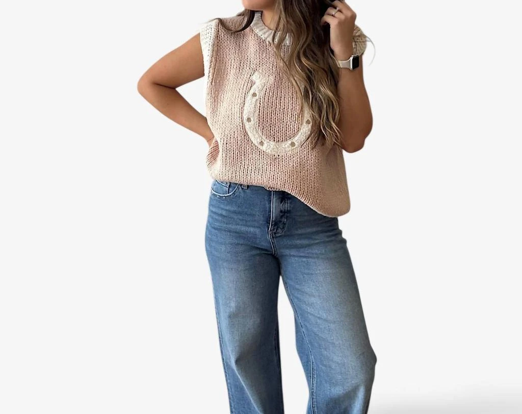 Urban Daizy Urban Daizy - Horseshoe Sweater Vest