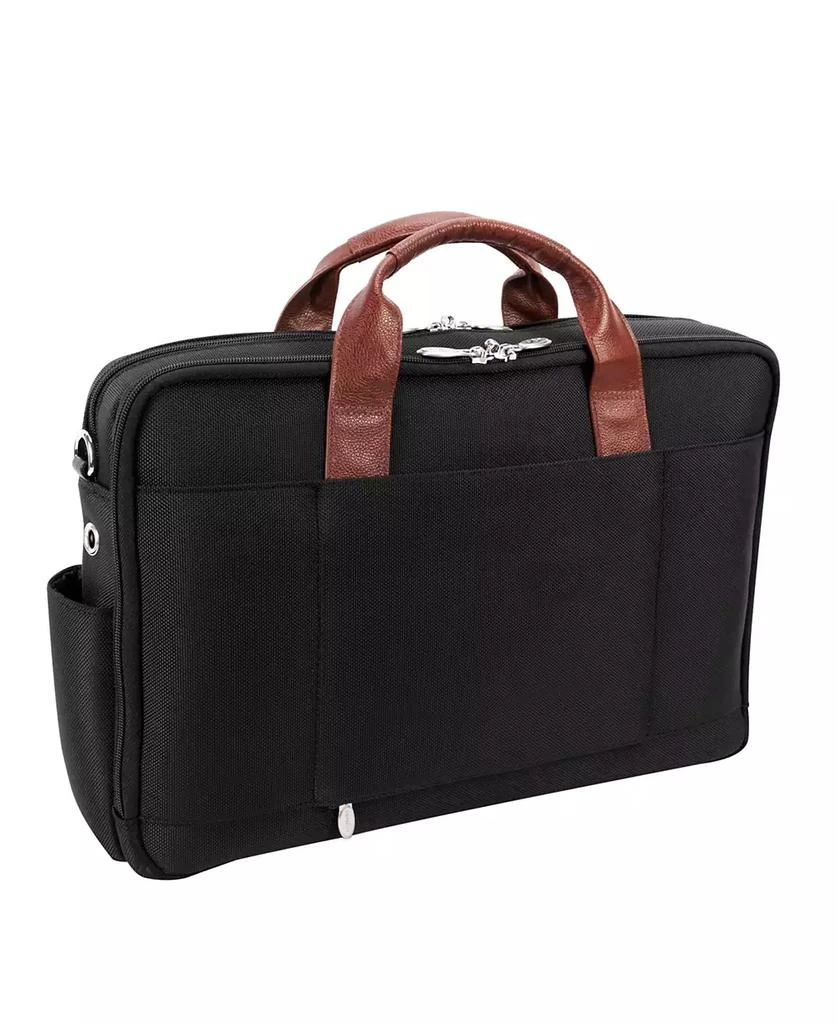 McKlein Southport 17" Nylon Dual-Compartment Laptop Tablet Briefcase 8