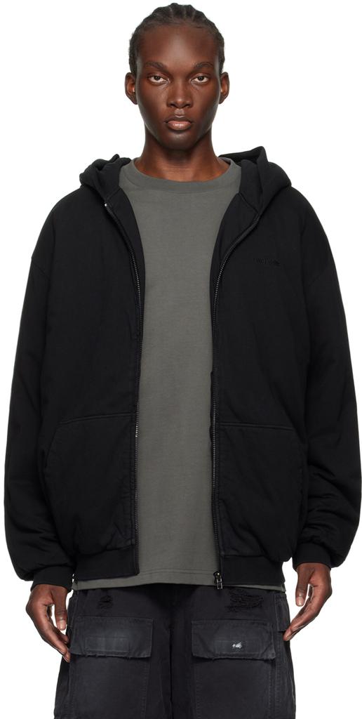 トップス WE11DONE Elleven hoodie Black 'Elleven' Zip-up Hoodie by We11done on Sale