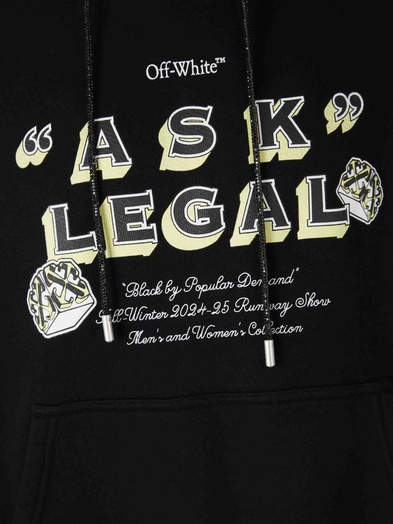Off-White Off-White Ask Legal Skate Drawstring Hoodie 4