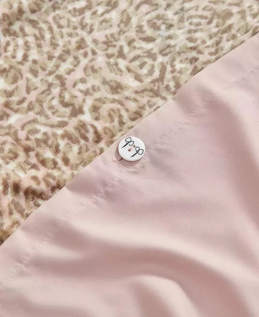 Jessica Simpson Plush Leopard 3-Pc. Duvet Cover Set 6