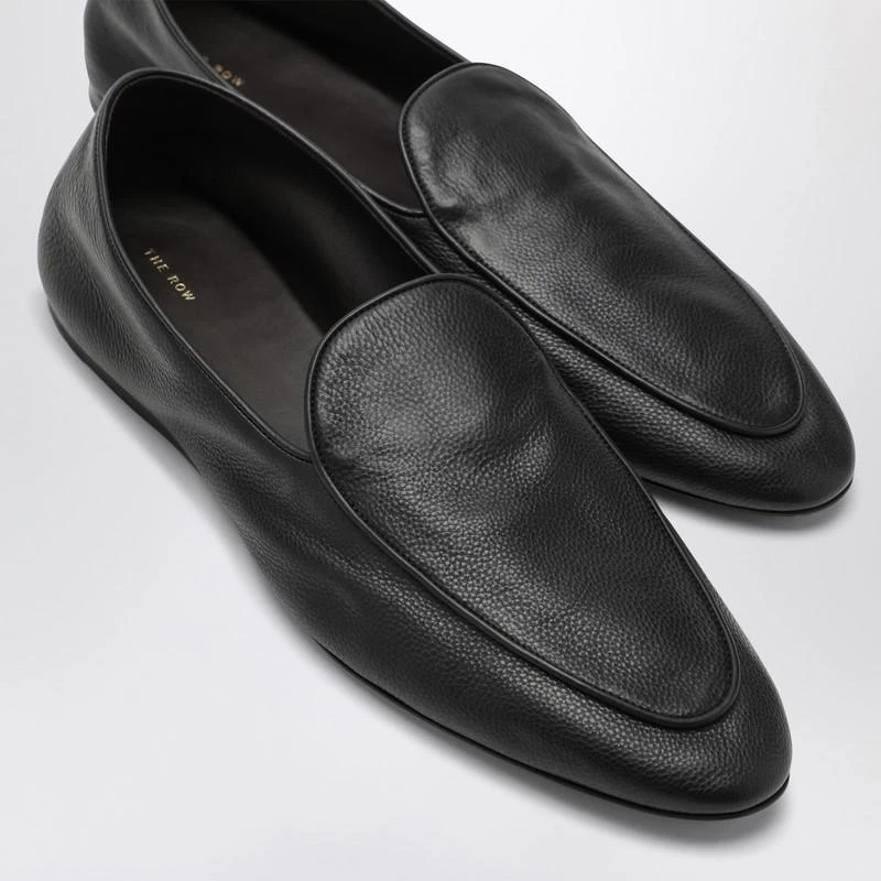 The Row Black leather Awar loafer 5