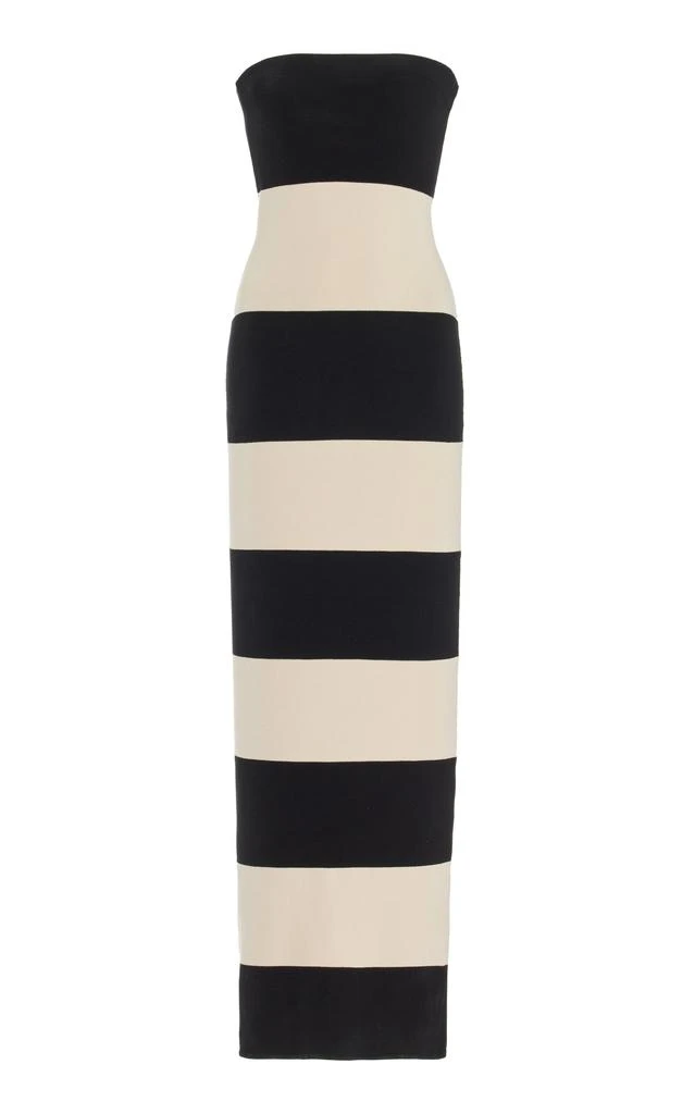 Posse Posse - Exclusive Theo Striped Jersey Strapless Maxi Dress - Stripe - XL - Moda Operandi 1