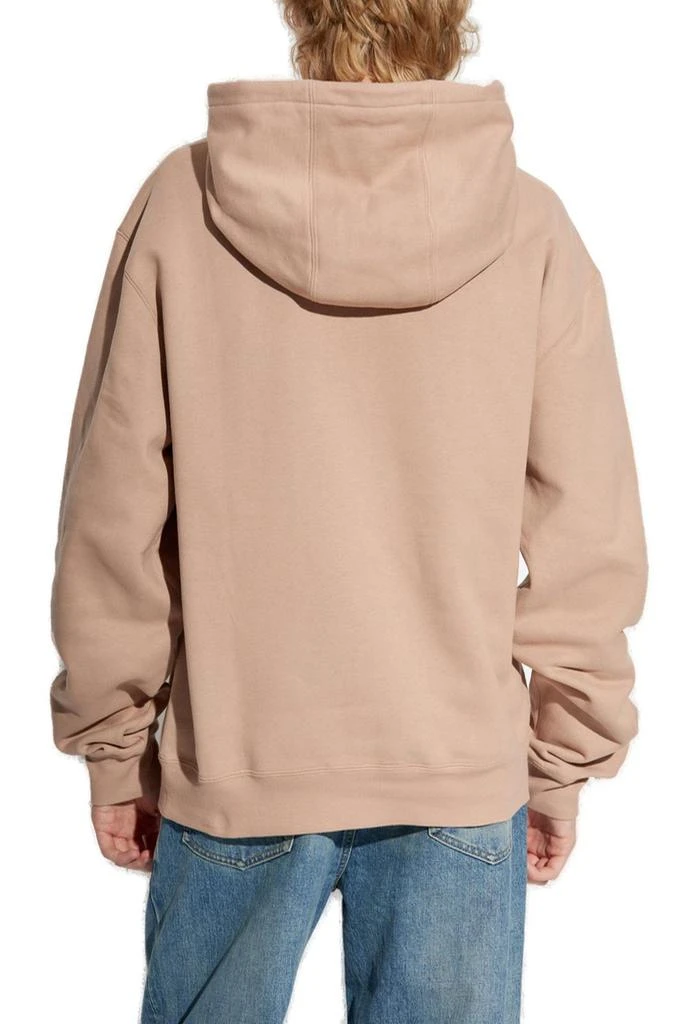 Yves Saint Laurent Saint Laurent Logo Patch Drawstring Hoodie 3