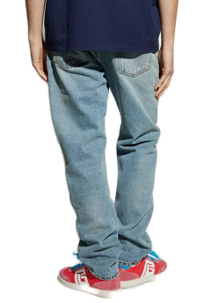 Balmain Balmain Straight-Leg Belt-Looped Jeans 3